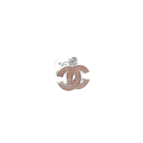 Chanel Coco Mark Rougettes d'oreilles en strass Silver WS4689