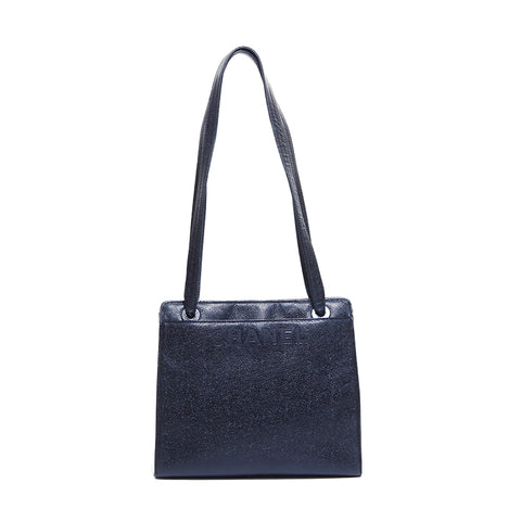 Chanel Caviar Skin Chanel Nr. 5 Umhängetasche Schwarz WS4700