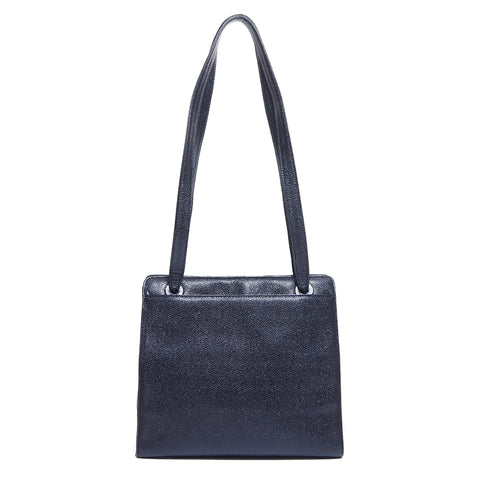 Chanel Caviar Skin Chanel Nr. 5 Umhängetasche Schwarz WS4700