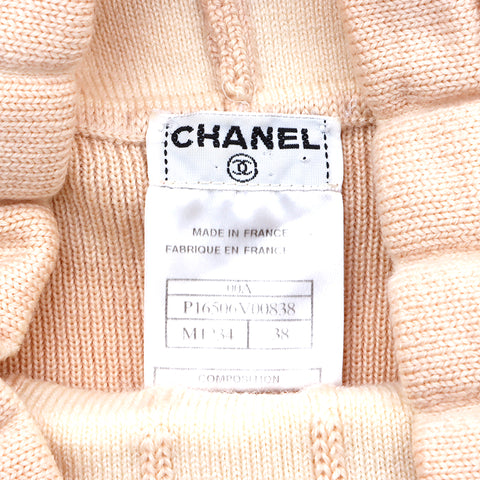 シャネル CHANEL ウール 00A セーター ベージュ WS4756