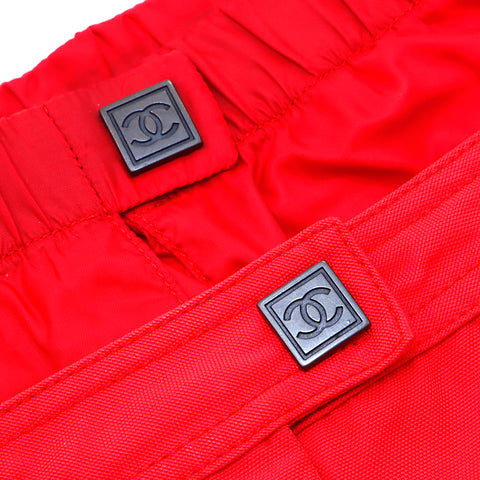 Chanel Sports Line Jacket x Skirt 03A Setup Red WS4757