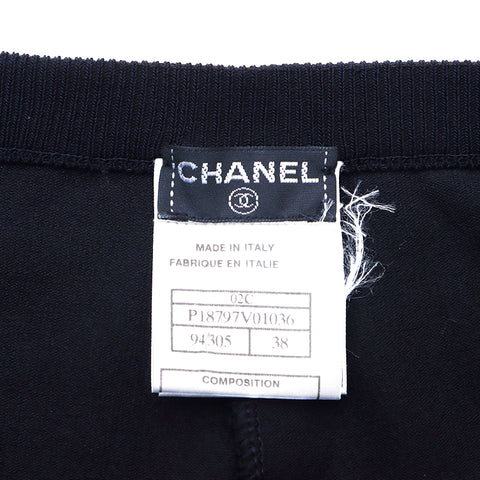 Chanel Coco Mark Hosen Schwarz WS4782