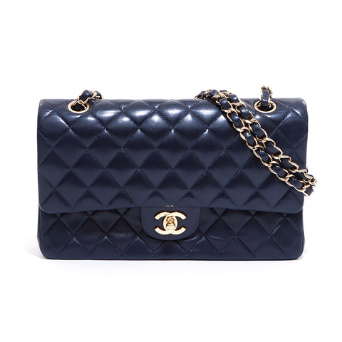 シャネル CHANEL ダブルフラップ マトラッセ ショルダーバッグ レザー ブラック WS4789