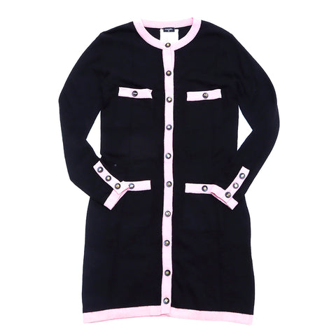 Chanel Robe Black Pink WS4799