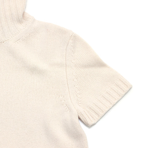 香奈儿香奈儿高领袖长尺寸36 2007编织复古使用经典羊毛象牙WS4814