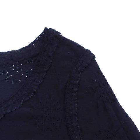 CHANEL size 38 2000 one piece VINTAGE Used Standard Rayon black WS4824