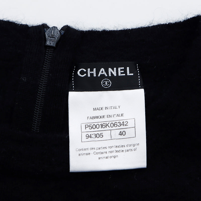 シャネル CHANEL ドット パール 長袖 ワンピース VINTAGE 中古 定番 ...