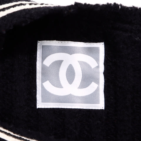 シャネル CHANEL ノースリーブ ベスト Size:40 ワンピース VINTAGE 中古 定番 ブラック WS4872