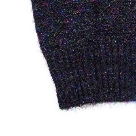 CHANEL Oversized pullover Size:38 2000s one piece VINTAGE Used Standard Navy multi-color WS4887