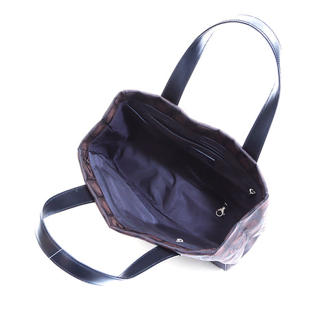 Chanel New Travel Line Nylon Nr. 9 Einkaufstasche Brown WS4903