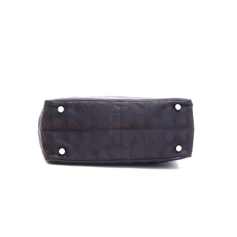 Chanel New Travel Line Nylon Nr. 9 Einkaufstasche Brown WS4903