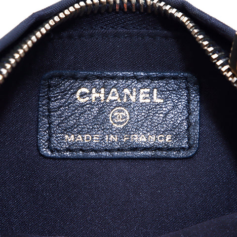 シャネル CHANEL ココマーク ニュートラベルライン 7番台 ポーチ ブラック WS4910