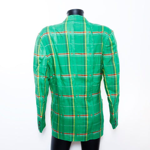 Christian Dior 100% en lin veste verte WS4912