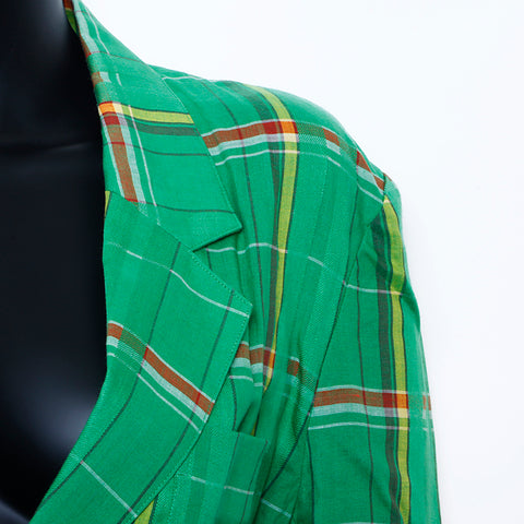 Christian Dior 100% en lin veste verte WS4912