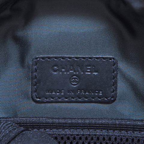 Chanel Sportlinie Coco Mark Pochette Umhängetasche Schwarz x Grün WS4927