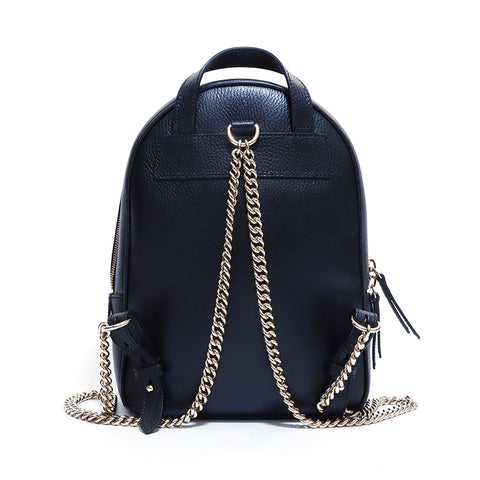 Gucci Soho Interlocking G Backpack/Daypack Leather Black WS4932 – NUIR VINTAGE