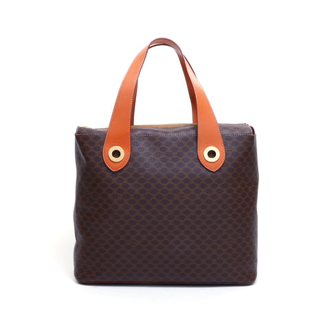 Celine Macadam手提包PVC Brown WS4933