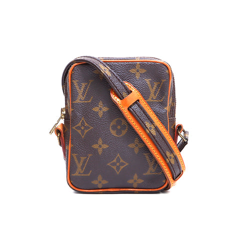 ルイ・ヴィトン LOUIS VUITTON モノグラム ミニ ショルダーバッグ ブラウン WS4989