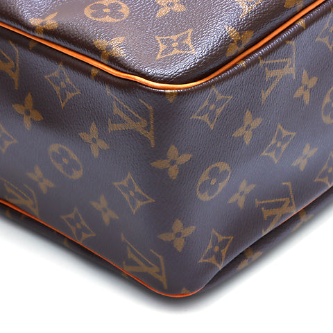 Louis Vuitton LOUIS VUITTON Monogram Cite GM Shoulder Bag Brown WS4990