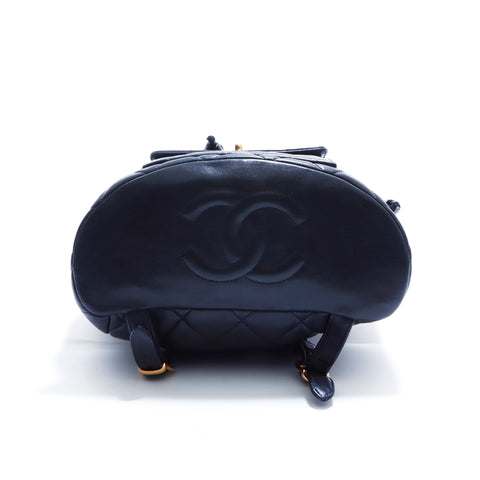 chanel vip gift bag leather backpack // 2023 Quilted Duma Mini VSP Consignment Chanel Vip Gift Backpack Chanel