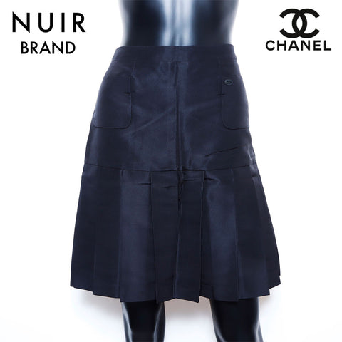 シャネル CHANEL スカート シルク ブラック WS5038 – NUIR VINTAGE