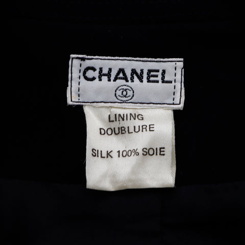 シャネル CHANEL 1992年 ブルゾン ジャケット ブラック WS5079