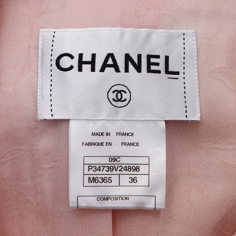 シャネル CHANEL 2009 ココマーク カメリア ボタン セットアップ ピンク WS5081