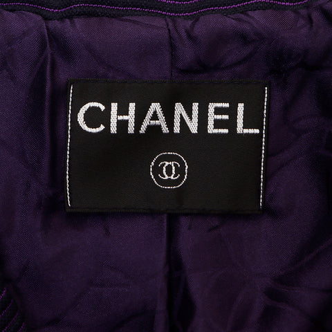 Chanel Chanel 2001 Coco Mark Button Configuration Navy WS5082