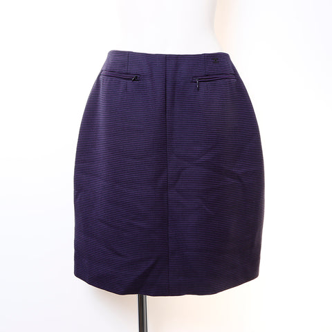 CHANEL 2001 COCO Mark Button setup Navy WS5082