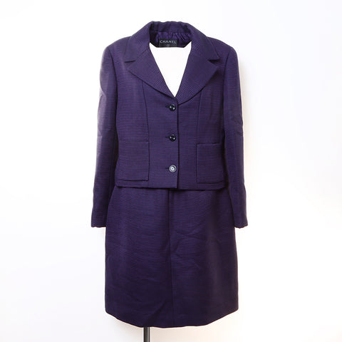 Chanel Chanel 2001 Coco Mark Button Configuration Navy WS5082