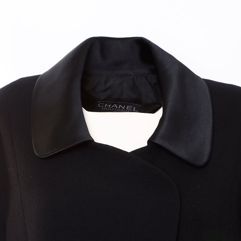 Chanel Camellia Button Mademoiselle Setup Black WS5099