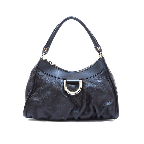 グッチ GUCCI アビー レザー ハンドバッグ ブラック WS5102