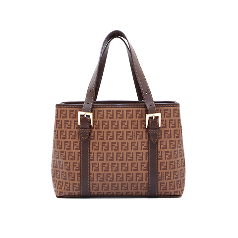 Fendi Zucchino Handtasche Brown WS5107