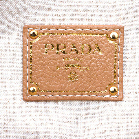 Prada Denim 2-Wege-Einkaufstasche Blau WS5113