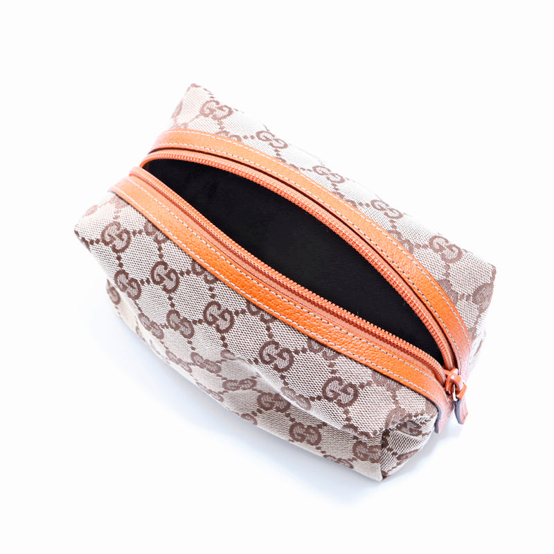 グッチ GUCCI GGキャンバス ポーチ ブラウン WS5129 – NUIR VINTAGE