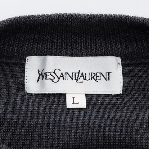 サンローランパリ SAINT LAURENT PARIS Size:L  カーディガン グレー WS5137