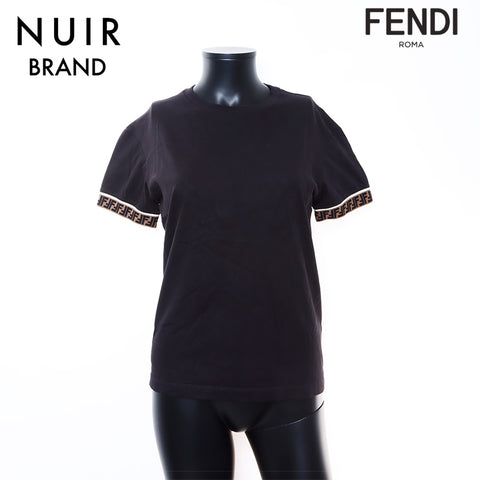 フェンディ FENDI Size:S ズッカ 半袖Ｔシャツ ブラック WS5142