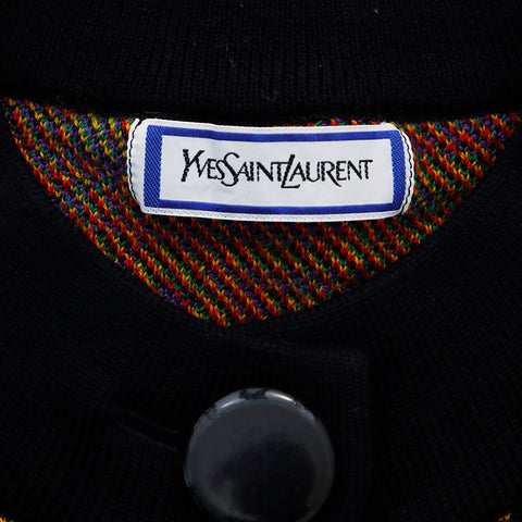 サンローランパリ SAINT LAURENT PARIS Size:M 総柄 カーディガン マルチカラー WS5145