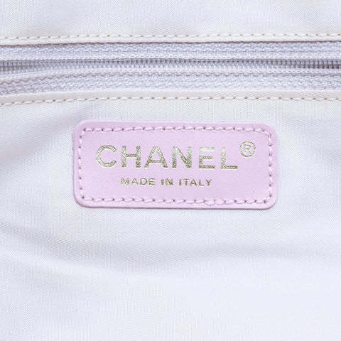 シャネル CHANEL ニュートラベルライン 8番台 トートバッグ ピンク WS5170