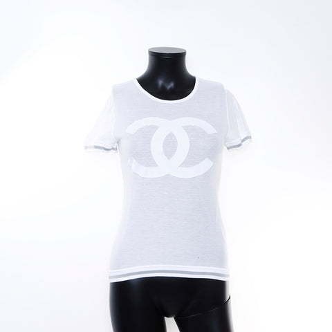 シャネル CHANEL ココマーク スポーツライン06C 半袖Ｔシャツ ホワイト WS5193