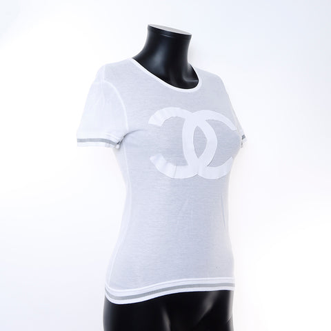 シャネル CHANEL ココマーク スポーツライン06C 半袖Ｔシャツ ホワイト WS5193