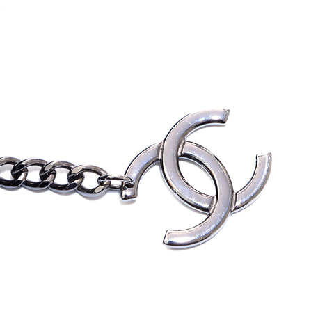 Chanel Coco Mark Fell Nr. 7 Umhängetasche Schwarz WS5204