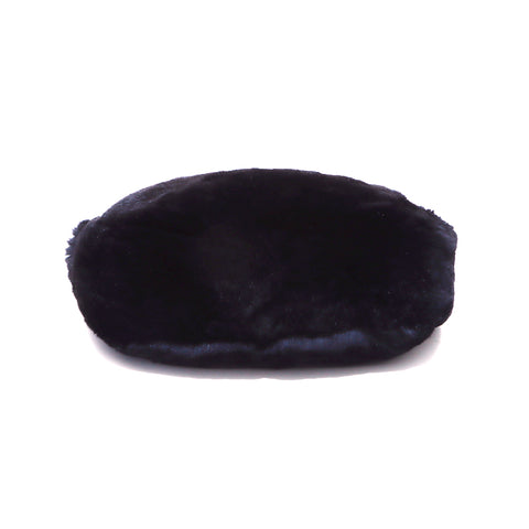 Chanel Coco Mark Fell Nr. 7 Umhängetasche Schwarz WS5204