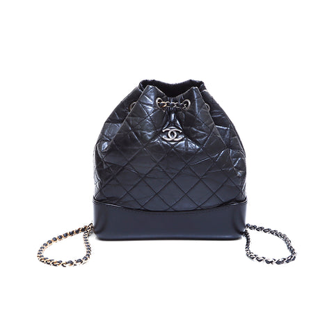 香奈儿可可链链MATELASSE No. 28羔羊背包/日背黑色WS5223