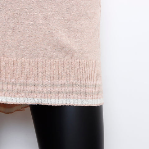 miu miu miu短袖针织短袖衬衫粉红色WS5229