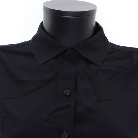 克里斯蒂安·迪奥（Christian Dior Plain）上衣L长袖衬衫黑色WS5231