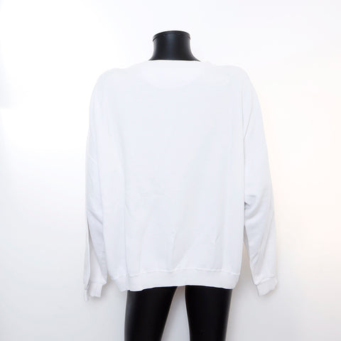 Chanel CHANEL logo sweatshirt white WS5237