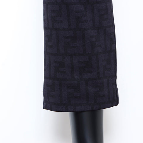 FENDI Check 28 inch skinny Pants black WS5241
