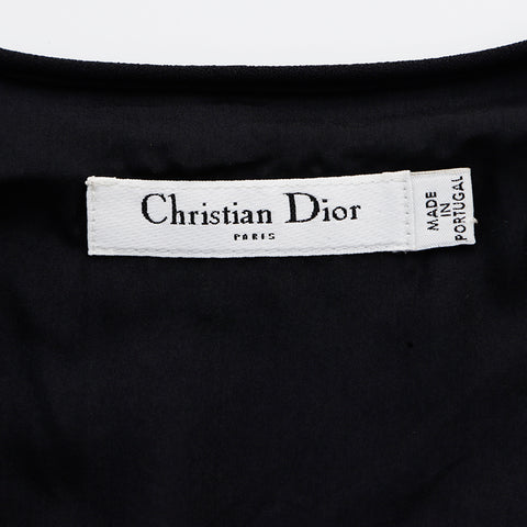 Christian Dior Short Sleeve Dress Black WS5245