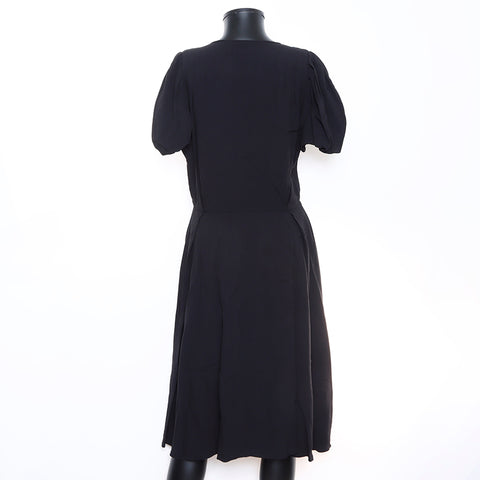 Christian Dior Short Sleeve Dress Black WS5245